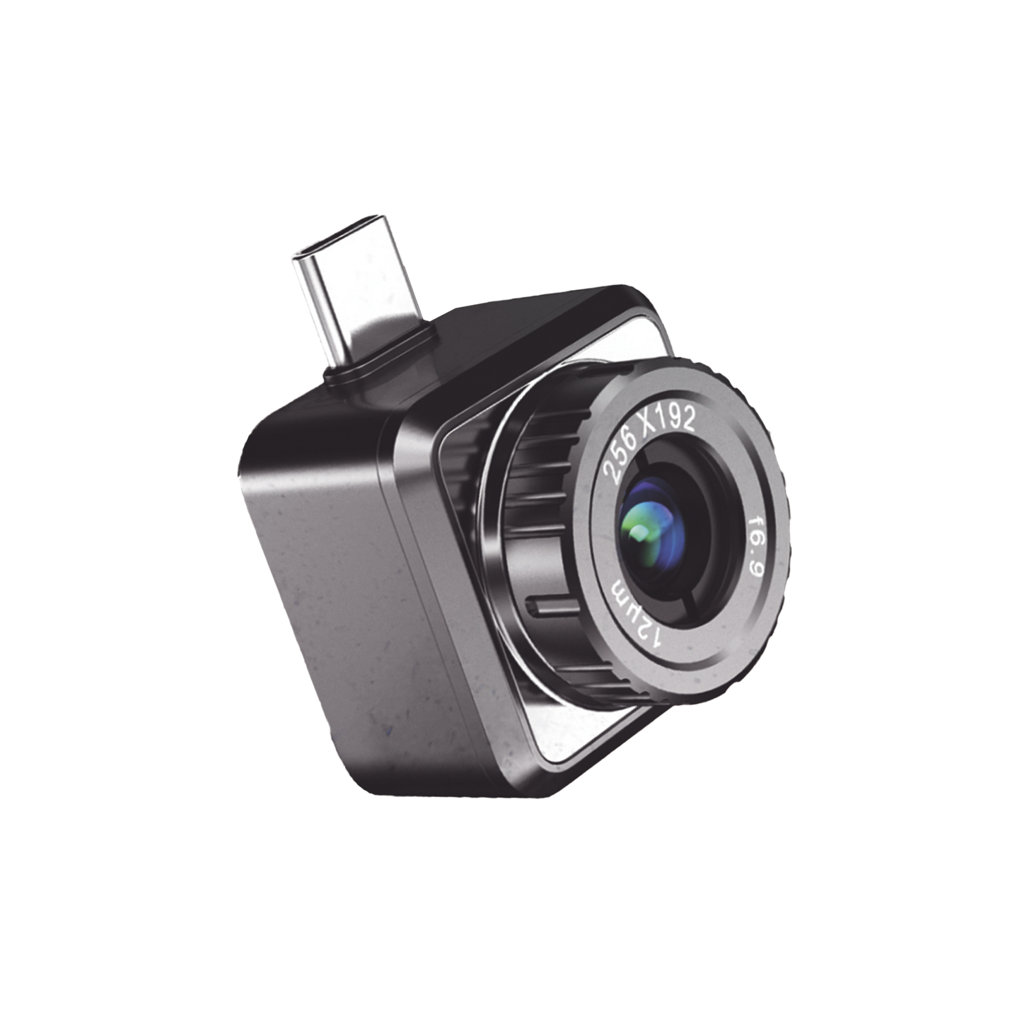 Mini2Plus V2 - Cámara Termográfica para Smartphone con Enfoque Manual / 256 x 192 / SuperIR / Rango: -20°C a 400°C / ±2°C o ±2 % Margen / Compatible iOS y Android / Conector Tipo USB-C y Lightning / IP40
