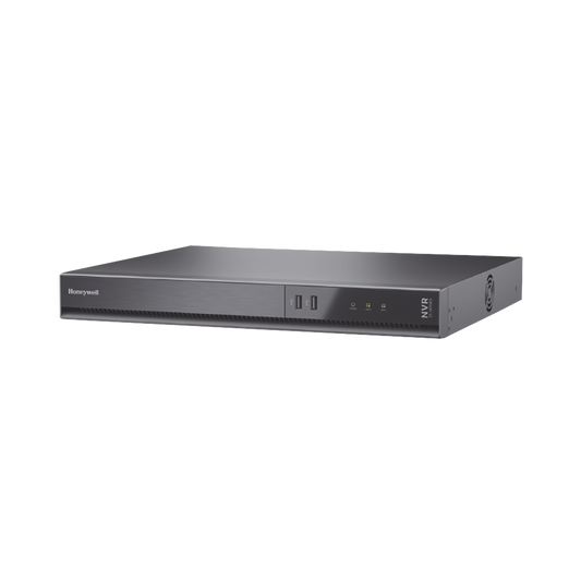 NVR 8 MP 4K / 8 Canales IP / 8 Puertos PoE+ / H.265 / 8 TB (Incluidos) / NDAA / ONVIF / Audio y Alarmas I/O / Soporta IA / Serie 35 / Honeywell Security