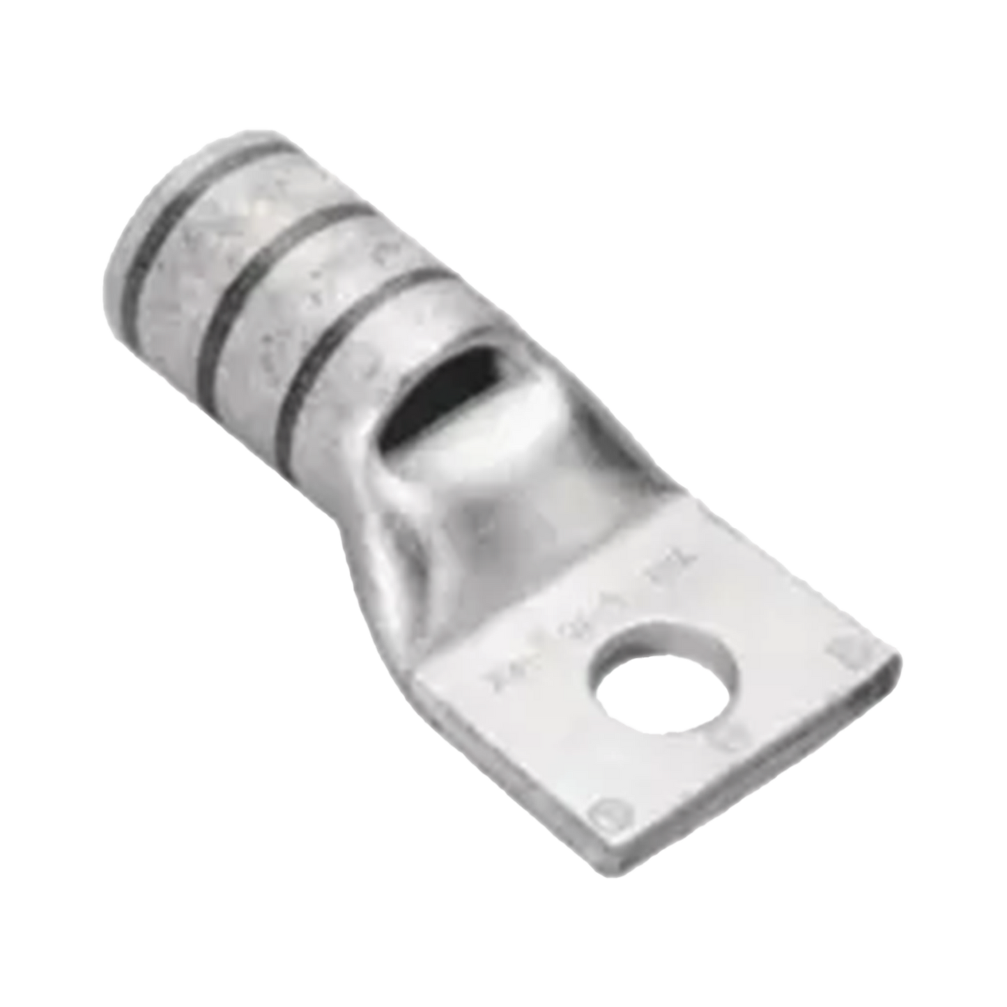 Terminal de Compresión de Ojillo para Tornillo 1/4  y Cable 2 AWG.