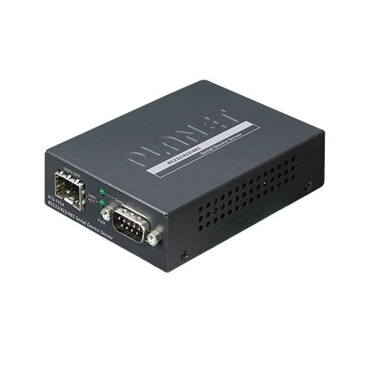Convertidor de Medios RS-232/422/485 a SFP 100 Base-FX