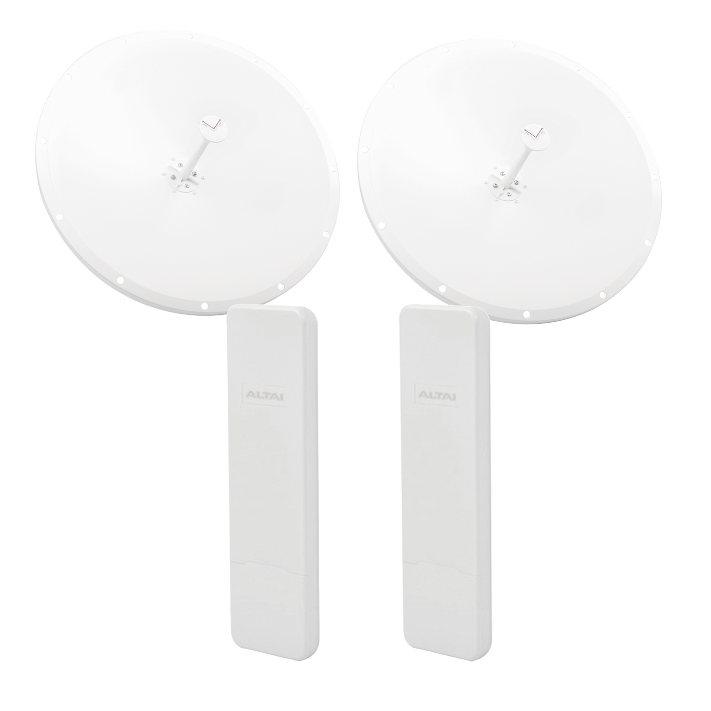 Kit de Enlace Completo PTP en 5 GHz, Hasta 20 km, con el Modelo Conectorizado C1XAN y Antena Direccional de 28 dBi Modelo TXP-D4865-28-SMA, Administración en Nube Gratis con INSIGHTS