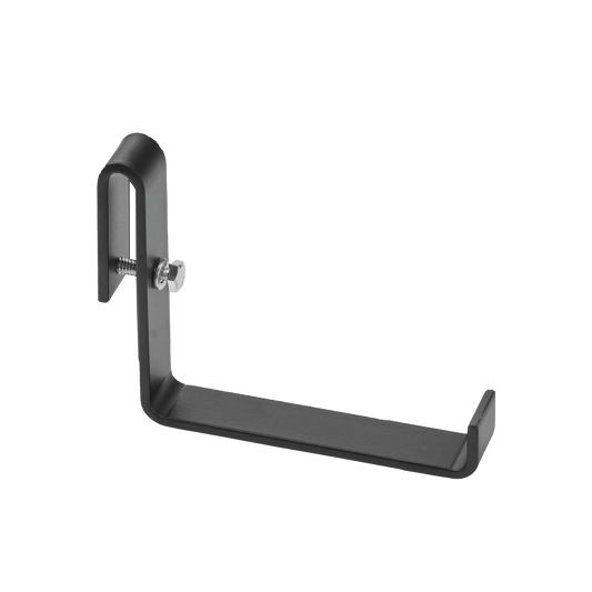 Accesorio Montaje en L, Para Instalación Adicional Aérea de Cables, de Acero, Color Negro