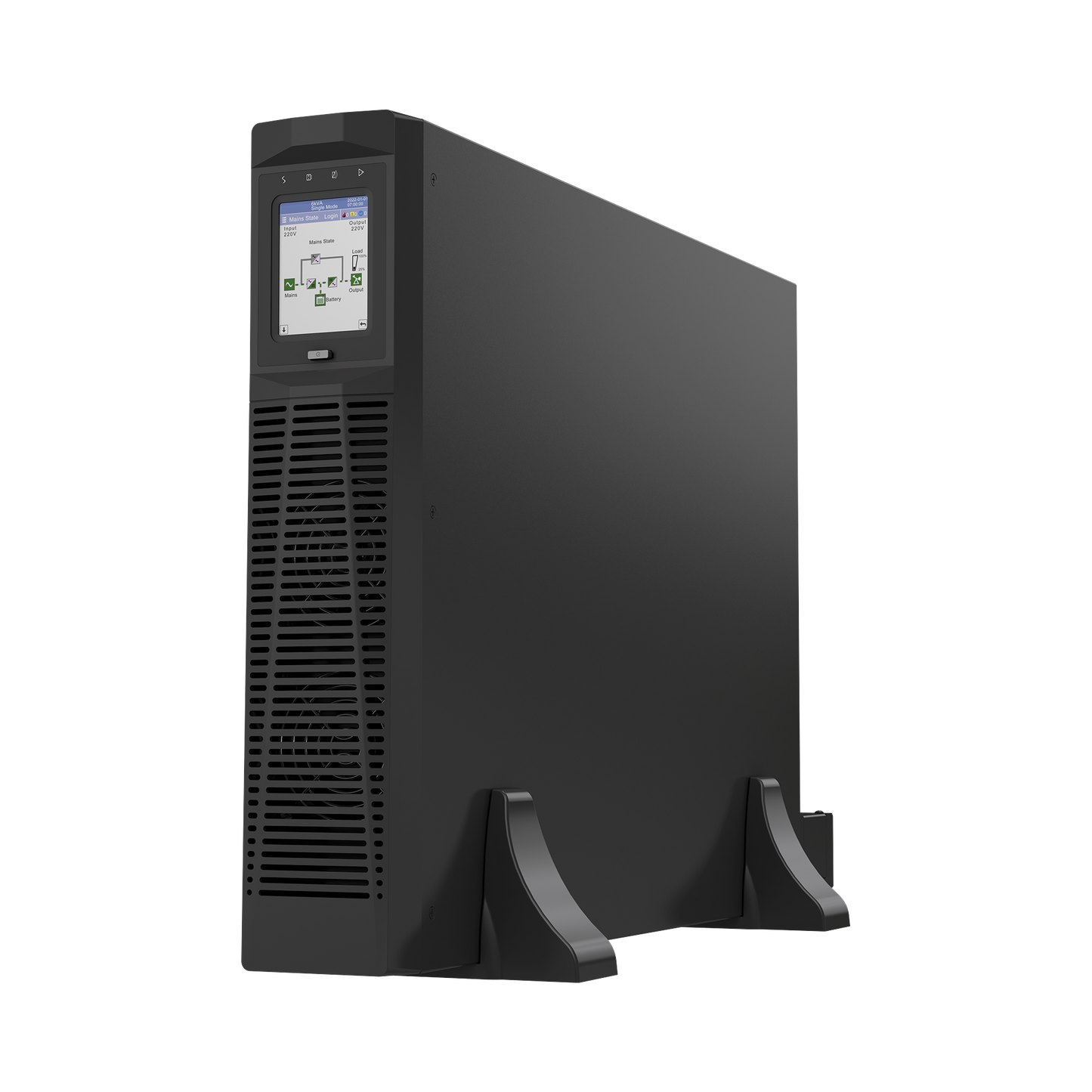 UPS de 10 kVA, Online Doble Conversión, 200 - 240 Vac de Entrada, Fase Única, Sin Baterías con Kit de Cables de Conexión de Baterías