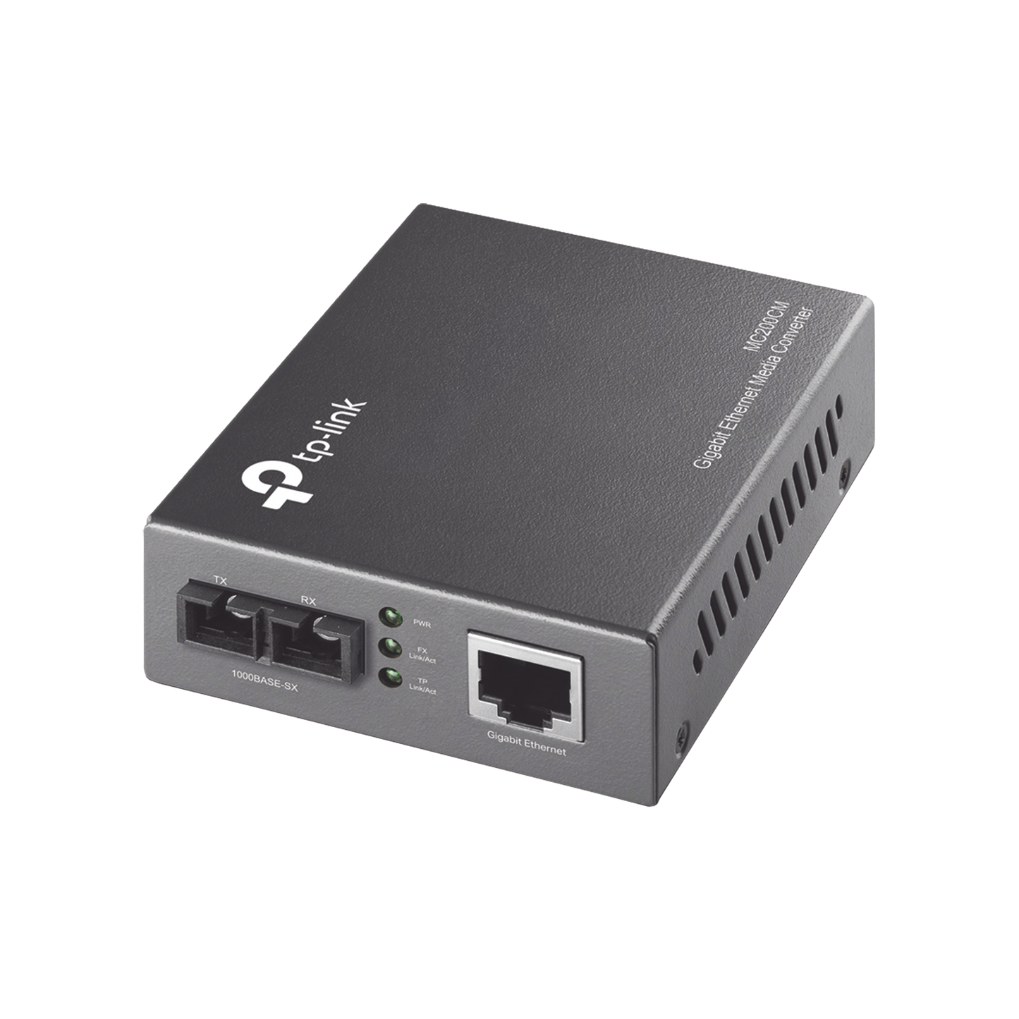 Convertidor Fibra Óptica Multimodo /  1 Puerto RJ45 10/100/1000 Mbps / Puerto Fibra Óptica SC 1000 Mbps / Hasta 550 metros / Plug and Play