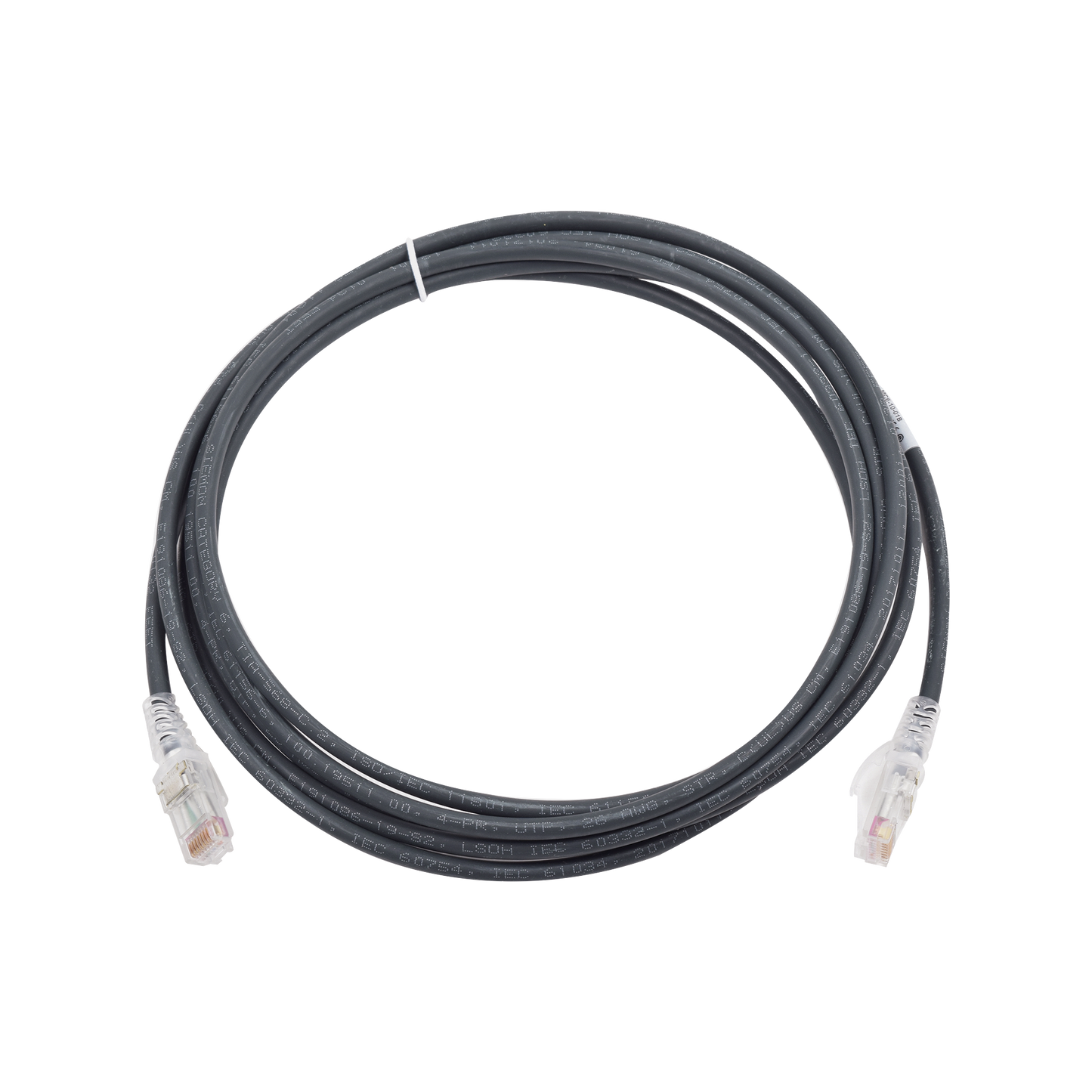 Patch Cord MC6 Modular Cat6 UTP, CM/LS0H, 10ft, Color Negro, Versión Bulk (Sin Empaque Individual)