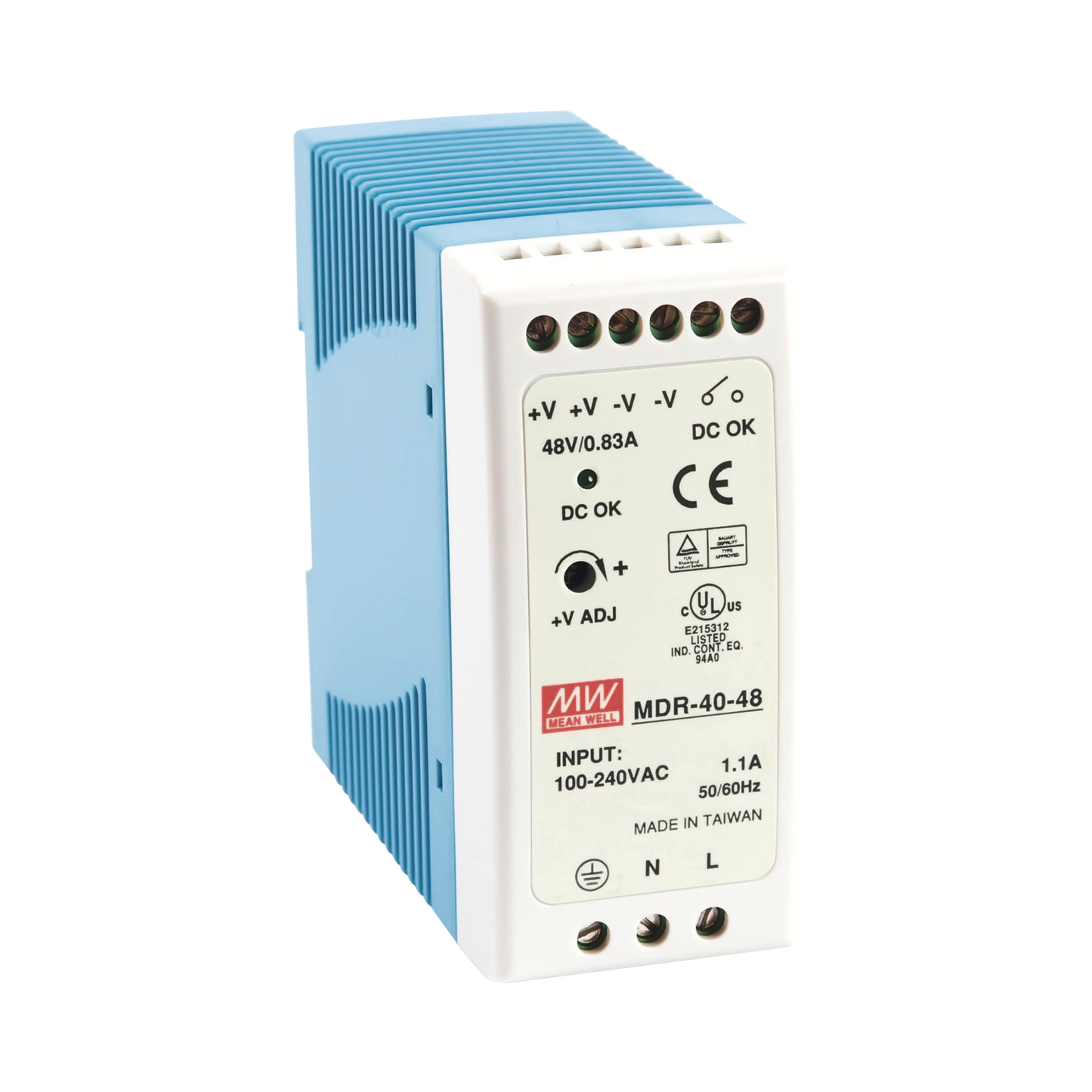 Fuente de poder Industrial Riel Din 48Vcc, 40W