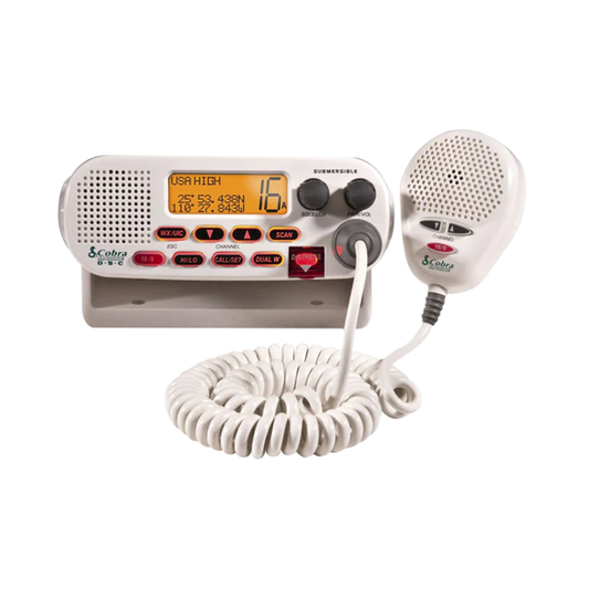 Radio móvil marino VHF clase D con canales Internacionales, de Canadá y Estados Unidos