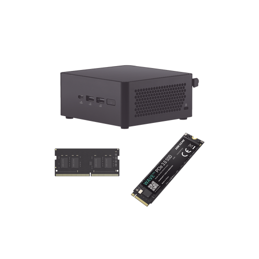 ASUS NUC KIT / ESTACION DE TRABAJO / CORE 3- 100U / RAM 16GB / SSD 256 GB