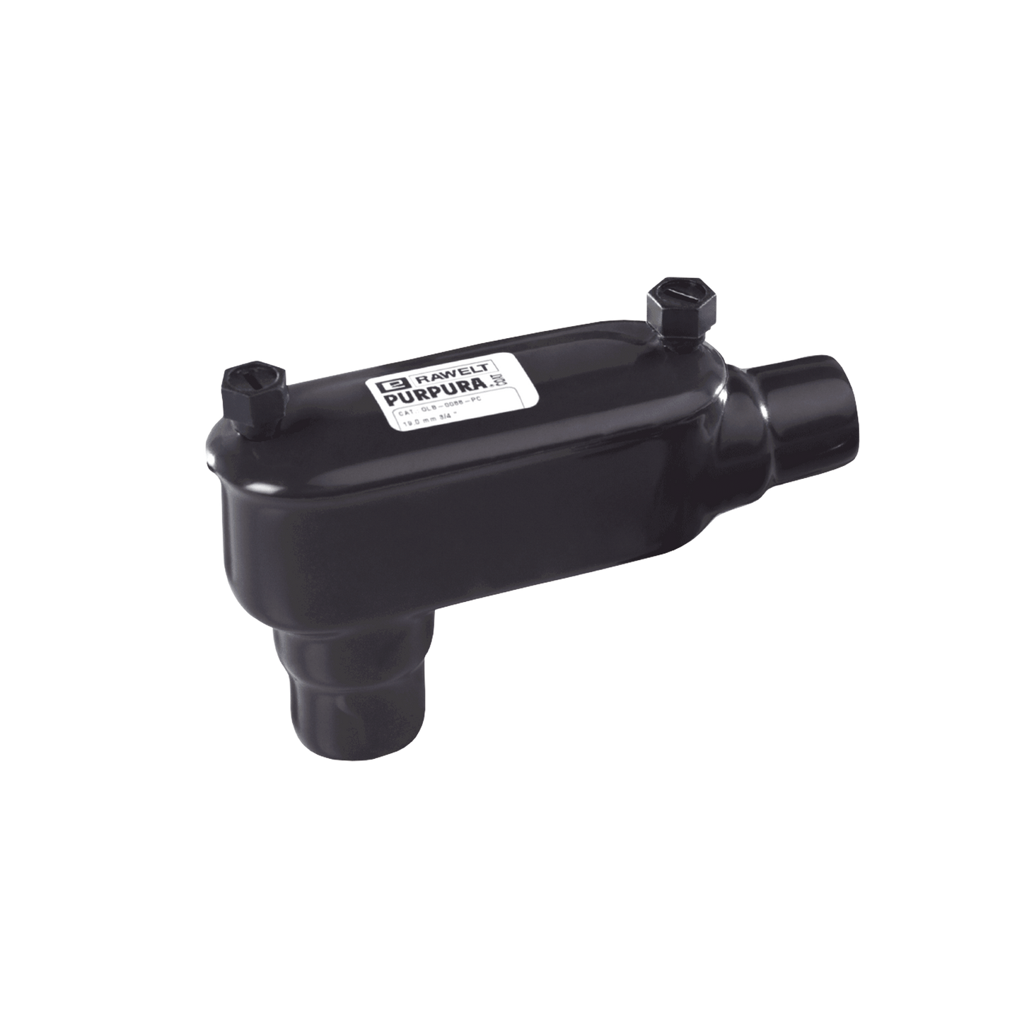 Caja Ovalada tipo LB con Recubrimiento Exterior de PVC de 1 1/4" (31.8 mm).