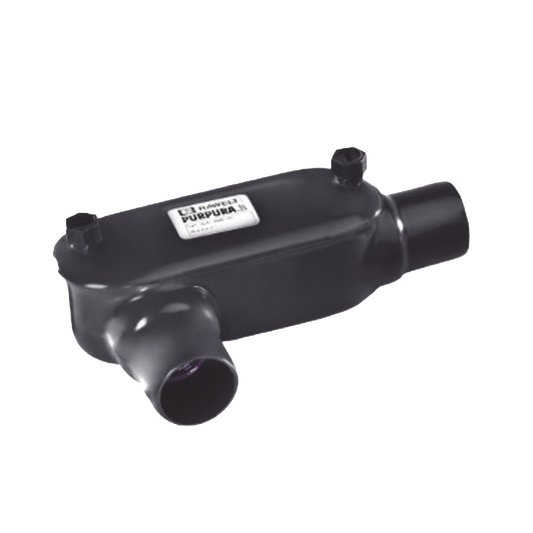 Caja Ovalada tipo LR con Recubrimiento Exterior de PVC de 2" (50.8 mm).