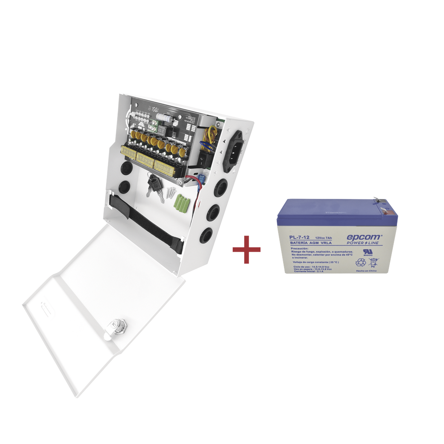 Kit / Fuente PLK12DC8ABK + Batería incluída LK712