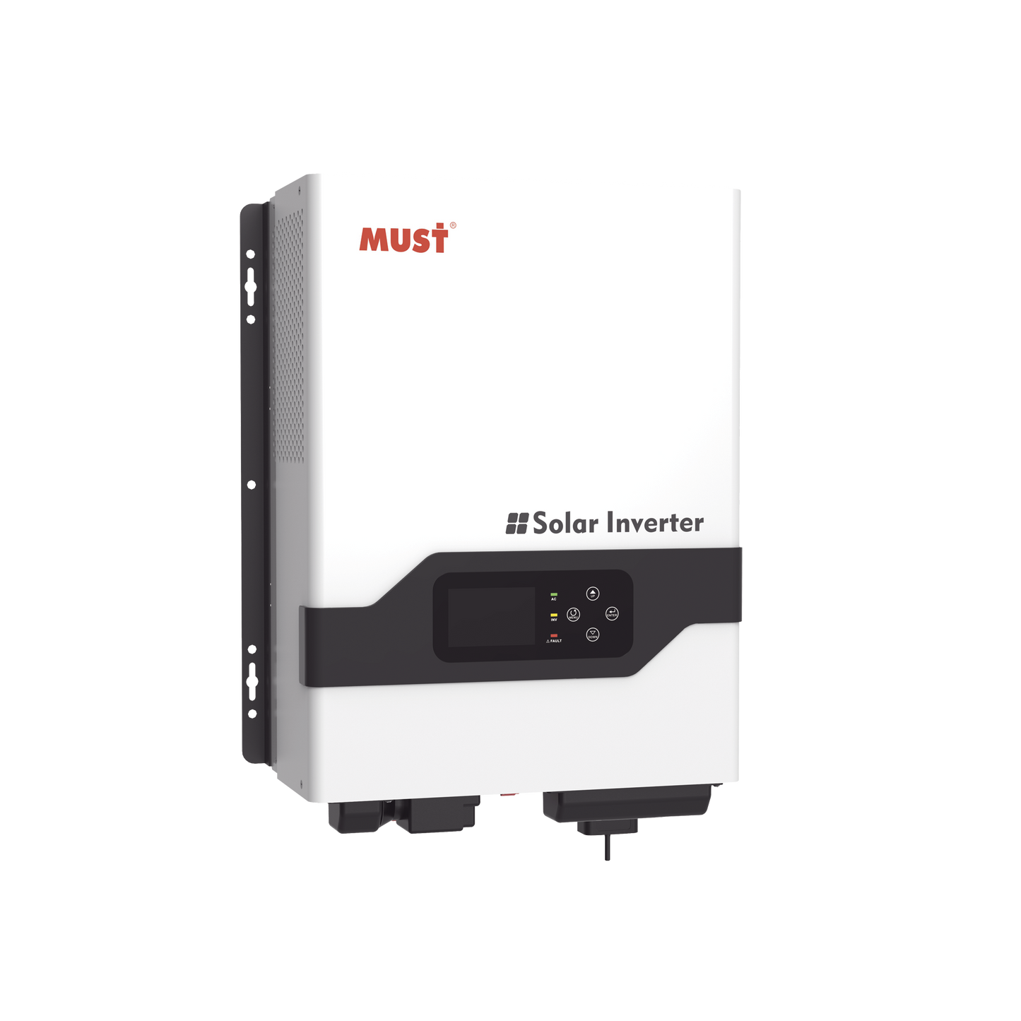 Inversor / Cargador de 3 KW para Sistemas Tipo Isla a 48Vcd, 220Vca de Entrada, 220/120Vca de Salida, Onda Sinusoidal Pura con Controlador MPPT