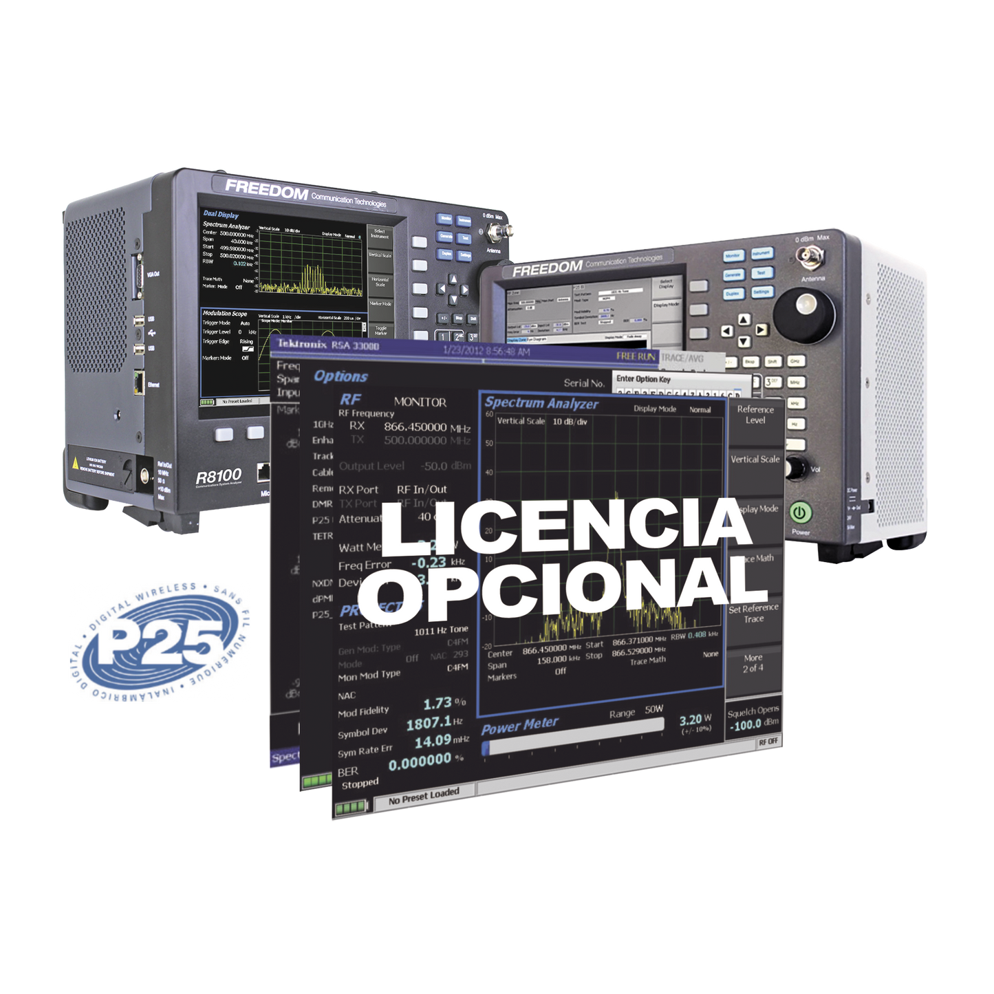 Opción de Software Auto-Tune para Radios Harris XM-100 en R8000 /R8100.