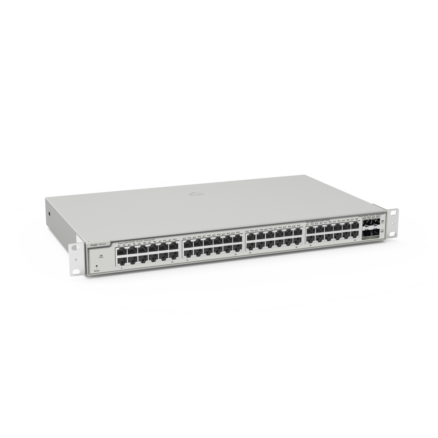 Switch Administrable Capa 3 con 48 puertos Gigabit + 4 SFP+ para fibra 10Gb, gestión gratuita desde la nube