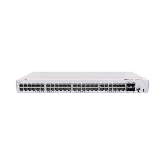 Switch de Acceso Gigabit Administrable  Capa 2 / 48 puertos 10/100/1000 Mbps / 4 Puertos 10GE SFP+ Uplink / ERPS / IMGP Snooping / DHCP Snooping / Administración Nube Gratis