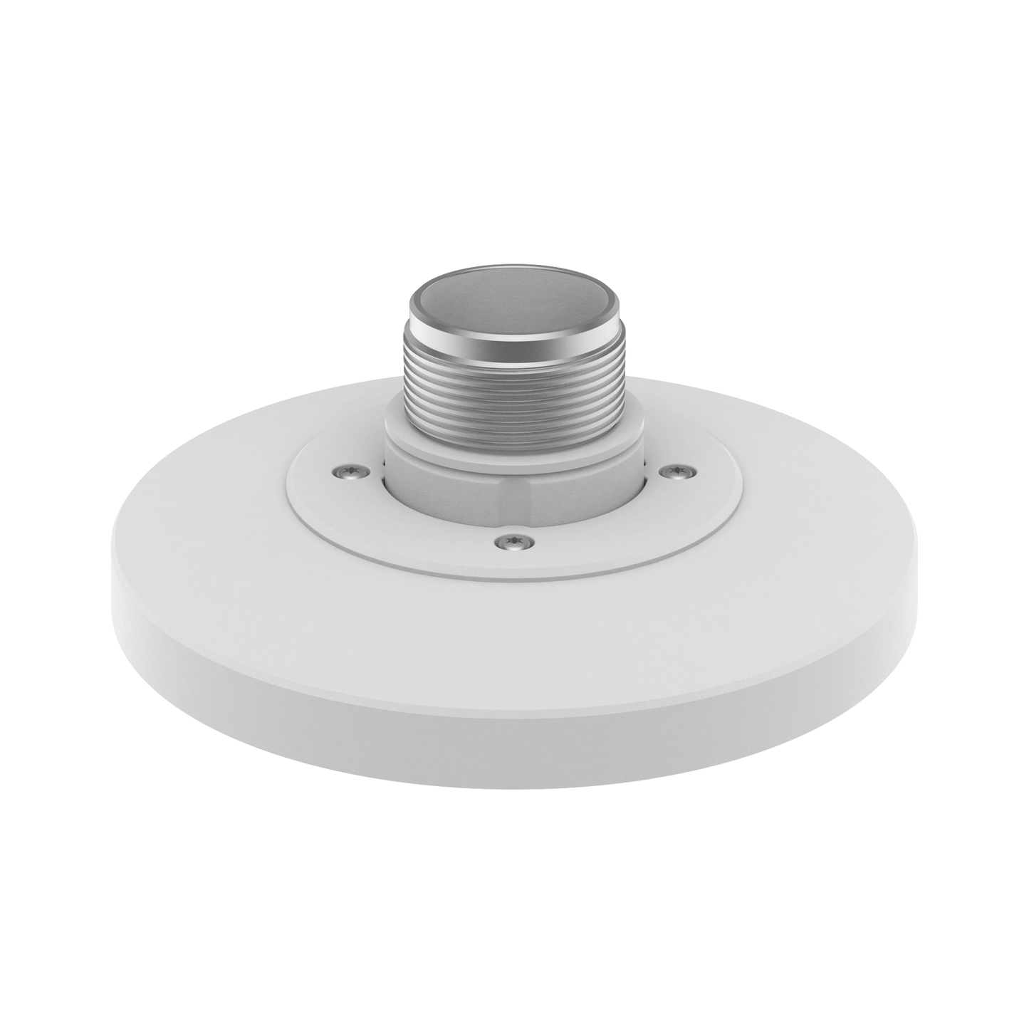 Adaptador tipo plato para Cámara tipo domo Hanwha, necesario para usar accesorios de pared o techo, verificar lista de compatibilidad