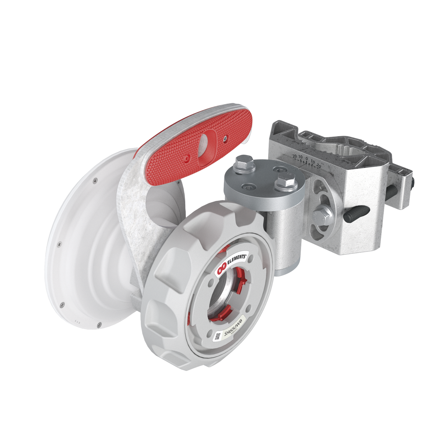 Antena Sectorial Simétrica de 60° / 2x2 / Rango de Frecuencia Extendido: 4900 - 7125 MHz / Ganancia de 13 dBi / Lista para Adaptadores Twistport / Protección IP65