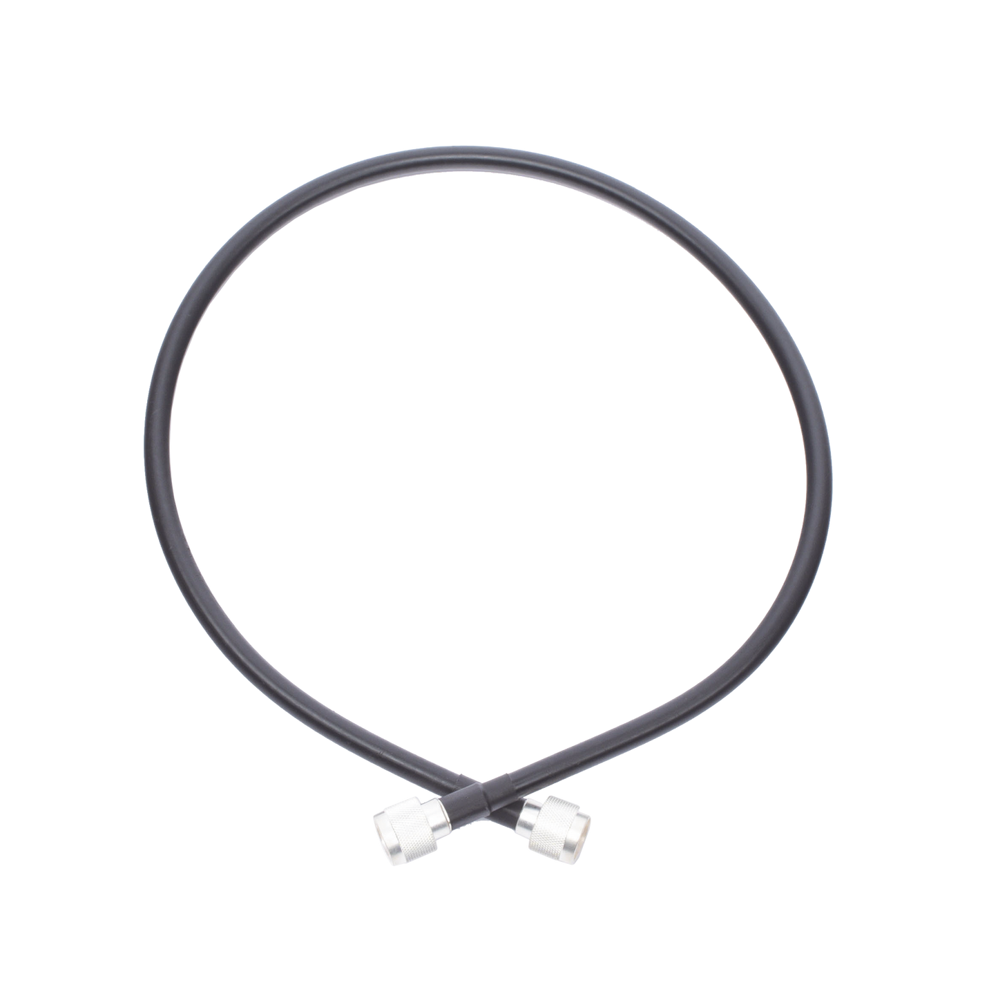 Jumper de 85 cm. con Cable Coaxial LMR400 conectores N Macho en Ambos Extremos.