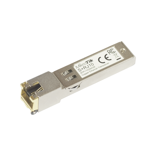 S+RJ10 - 10M, 100M, 1G, 2.5G, 5G, 10G en RJ-45 hasta 10 Gbps