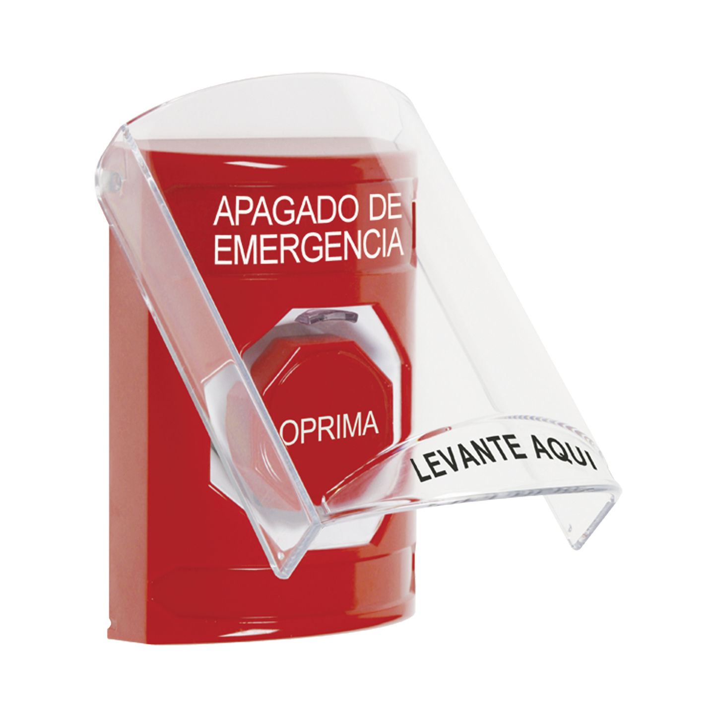 Botón Multipropósito, Apagado De Emergencia, Llave Para Reset, Bocina Integrada, Español, Tapa De Policarbonato, 2 Relevadores NO/NC, Interior