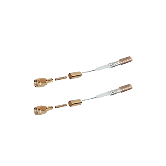 Jumper de 15 cm. Con Cable RG-142 y conectores SMAI Macho Inverso.