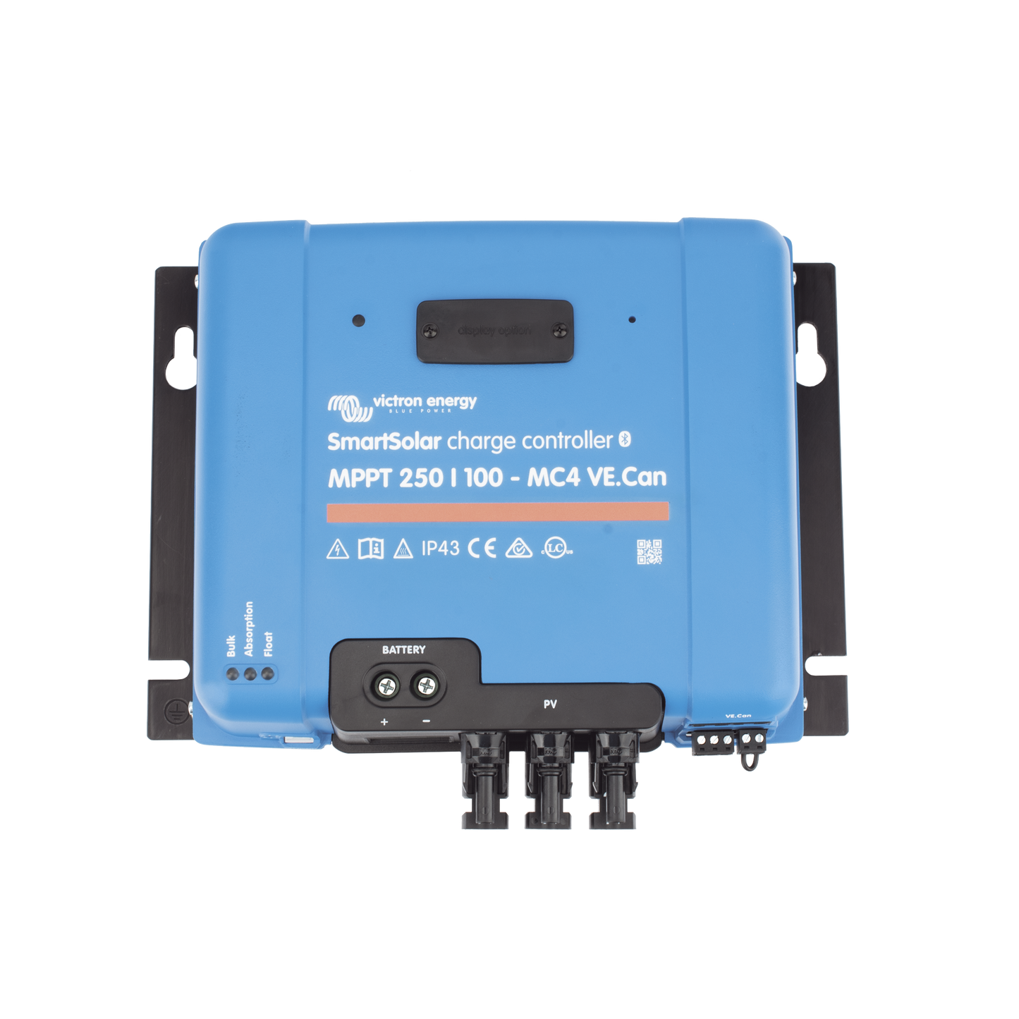 SmartSolar MPPT 250/100-MC4. Controlador Solar MPPT 100A, Voltaje: 48 Vcc. Para uso con Inv. Cargadores Victron