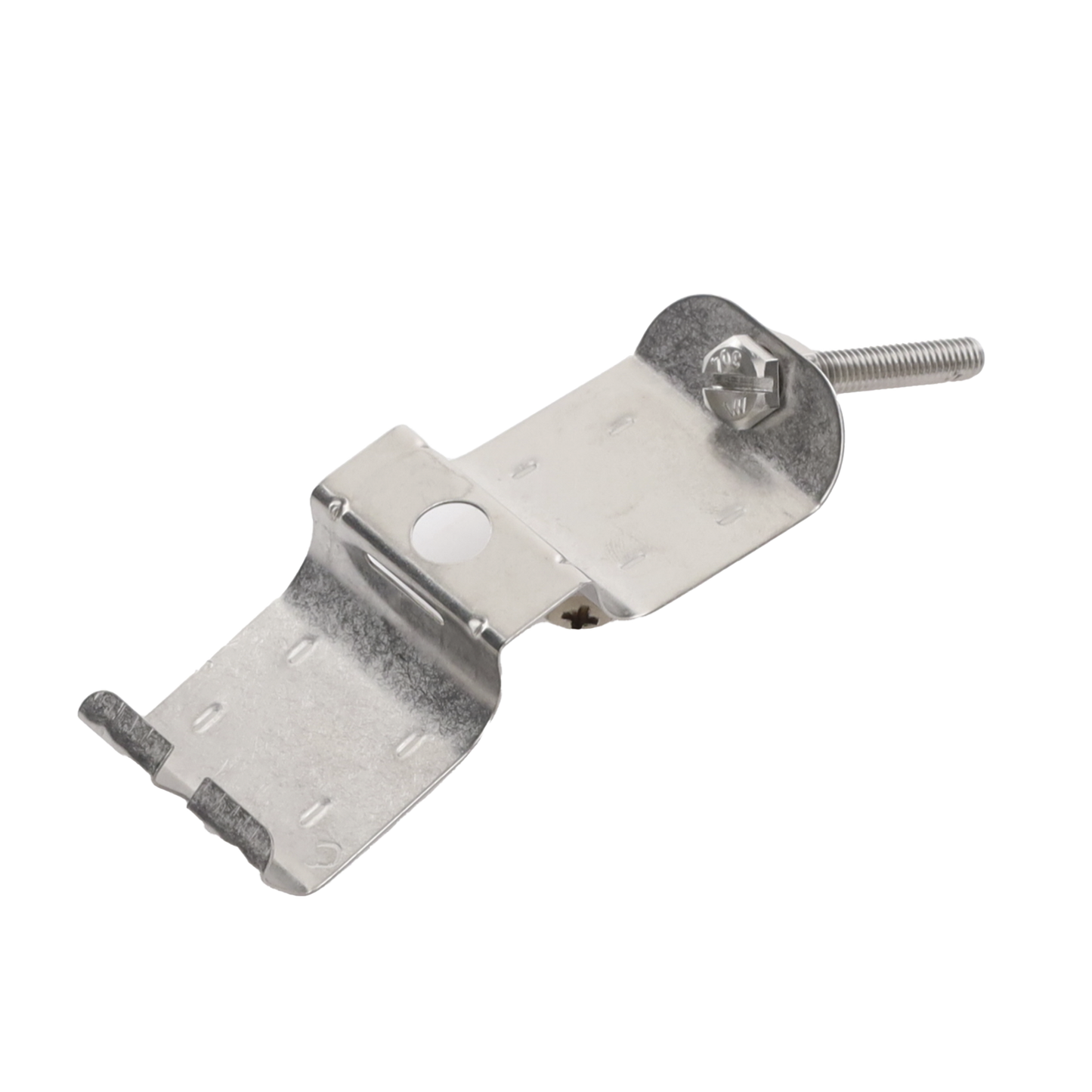 Sujetador de doble click para cable coaxial de 7/8" paquete de 10 piezas.