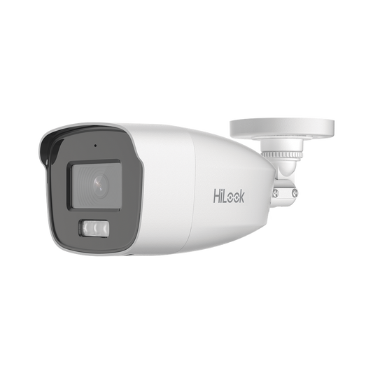 [Dual Light + ColorVu] Bala TURBOHD 2 megapixel / 40 mts IR + 40 mts luz blanca / Lente 2.8 (101° de Visión) / Exterior IP66 / Audio por Coaxitron / TVI-AHD-CVI-CVBS / Metal / Smart-Hybrid light
