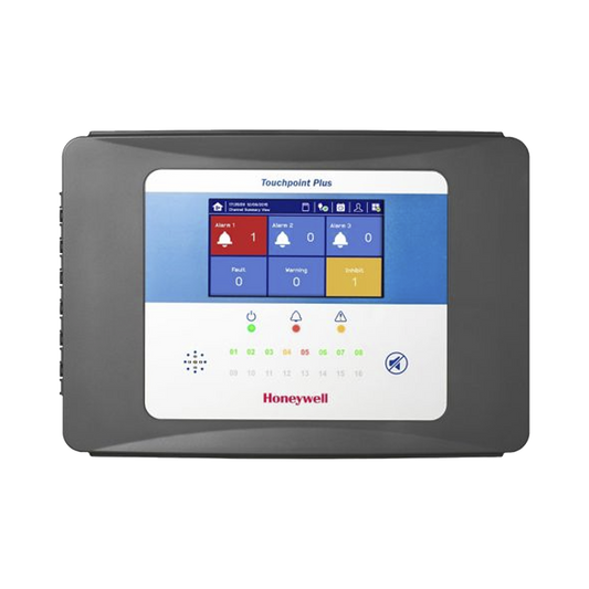 Controlador Touchpoint Plus, Unidad Básica, Montaje Mural, Entrada 8 canales mA, 12 Reles, No hay salida mA, Batería de Reserva