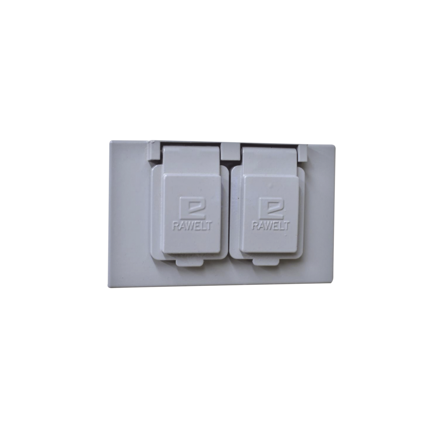 Tapa Dúplex Horizontal con Contratapa / Auto-cierre de aluminio Tipo RR / Placa Intemperie