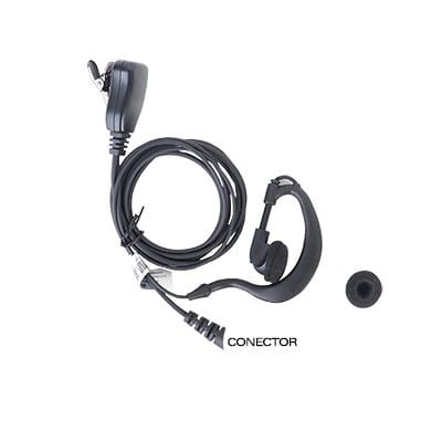 Micrófono - audífono de solapa ajustable al oído para  TC-500/ 518/ 600/ 610/ 700 y radios GP300/ PRO2150/ P110/ GP350/ SP-10/ PRO3150/ EP450/ EP350/ MAG ONE/ R2 / DEP250