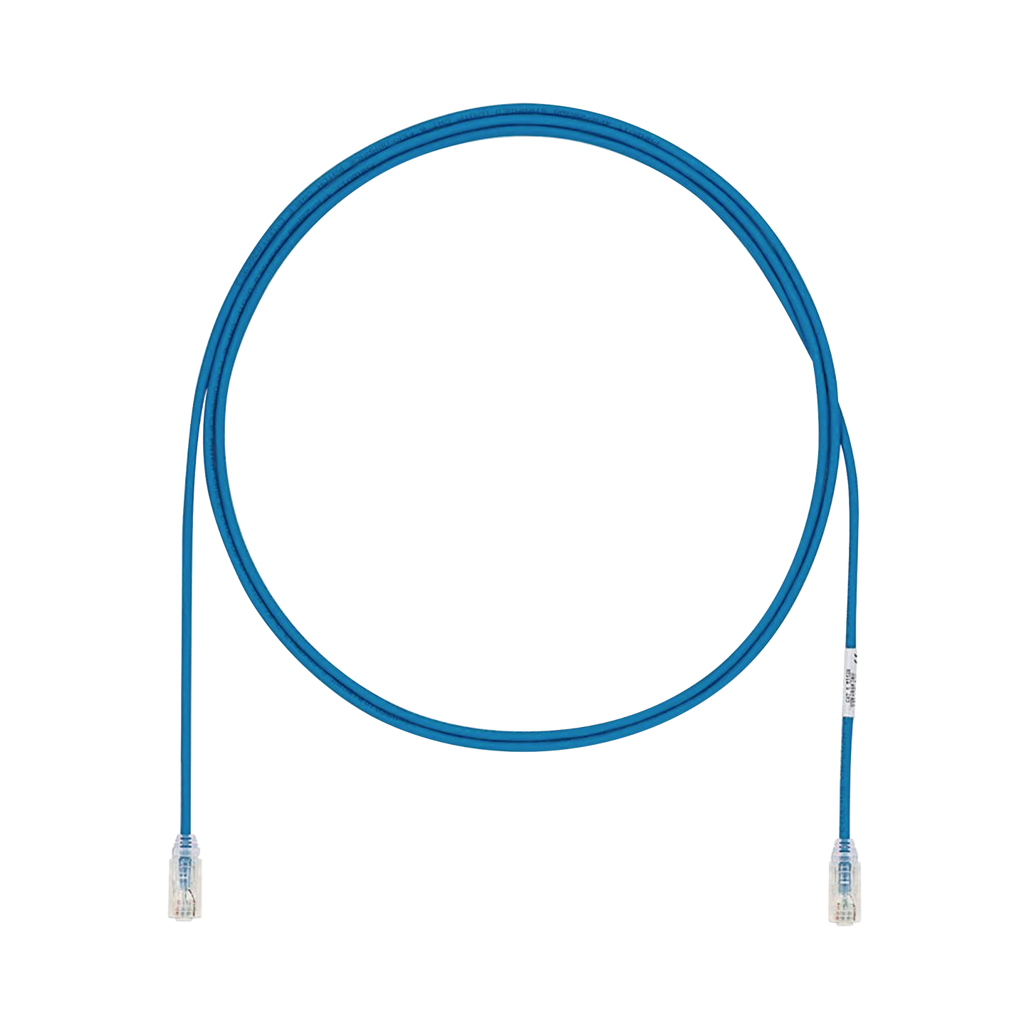 Cable de Parcheo UTP Cat6A, CM/LSZH, Diámetro Reducido (28AWG), Color Azul, 4.57 Metros (15 Pies)