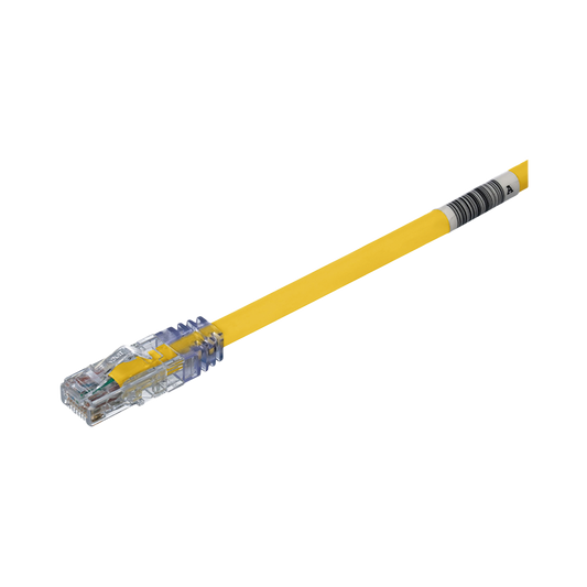 Cable de Parcheo UTP, Cat6A, 24 AWG, CM, Color Amarillo, 30 ft