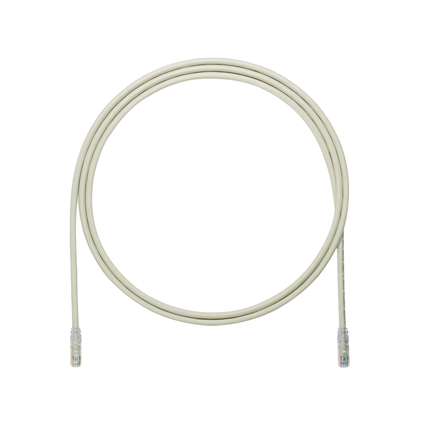 Cable de Parcheo UTP, Cat6A, 24 AWG, CM, Color Gris, 7ft