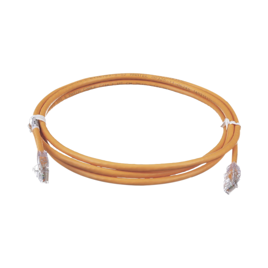 Cable de Parcheo TX6, UTP Cat6, 24 AWG, CM, Color Naranja, 3ft