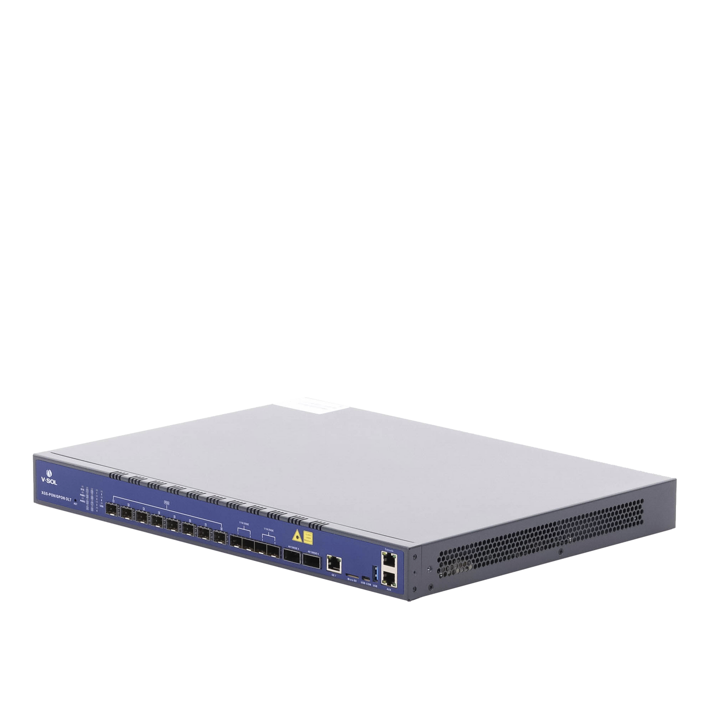 OLT Combo de 8 Puertos XGSPON/GPON / 7 Puertos Uplink (1 Puerto RJ45 + 4 Puertos SFP28 + 2 Puertos QSFP28) /  Hasta 2,048 ONUs