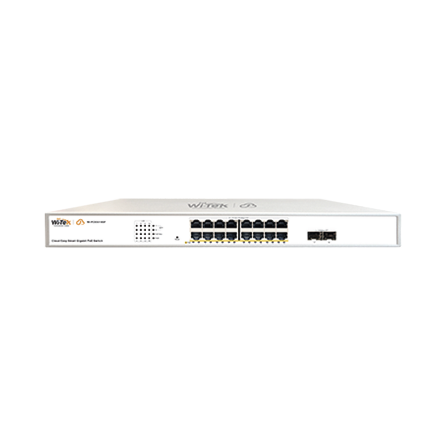 Switch Administrable PoE  / 16 puertos PoE af/at Gigabit /  2 x SFP Gigabit / Administración Cloud Gratuita / Presupuesto 240 W