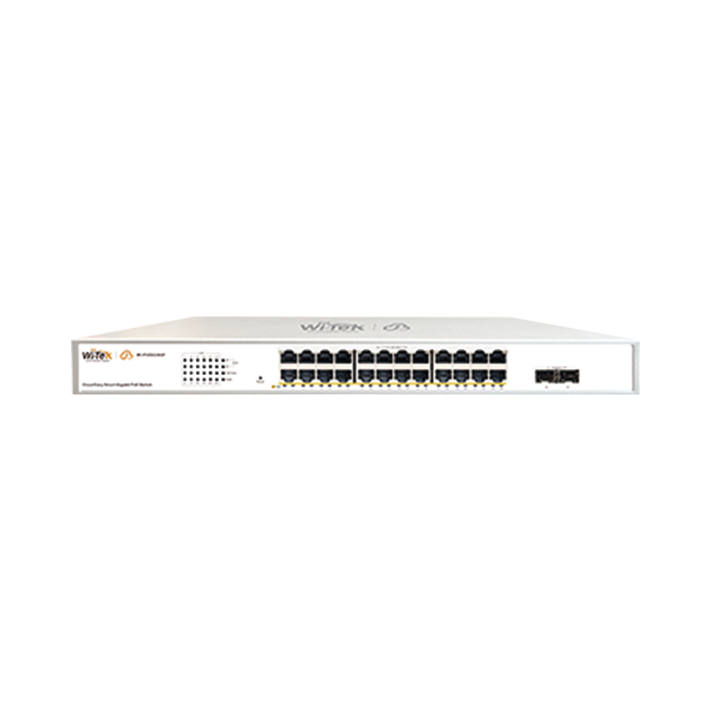 Switch Administrable PoE  / 24 puertos PoE af/at Gigabit /  2 x SFP Gigabit / Administración Cloud Gratuita / Presupuesto 370 W
