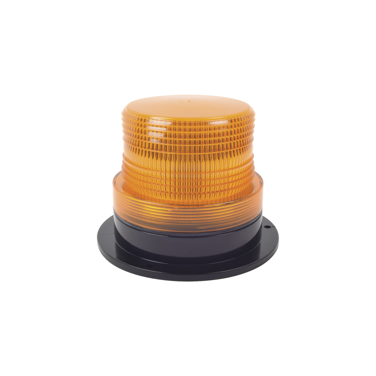 Burbuja brillante  de Larga Vida Útil con 8 LEDs, color ámbar, domo ámbar, 12Vcd