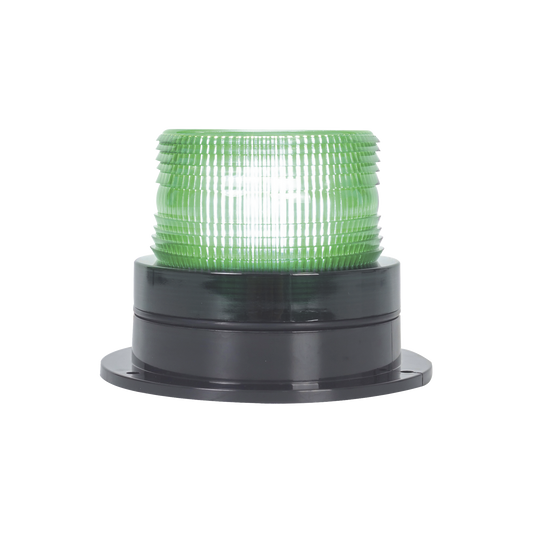 Burbuja Brillante de Larga Vida Útil, con 8 LEDs Color Verde, Domo Verde, 12Vcd