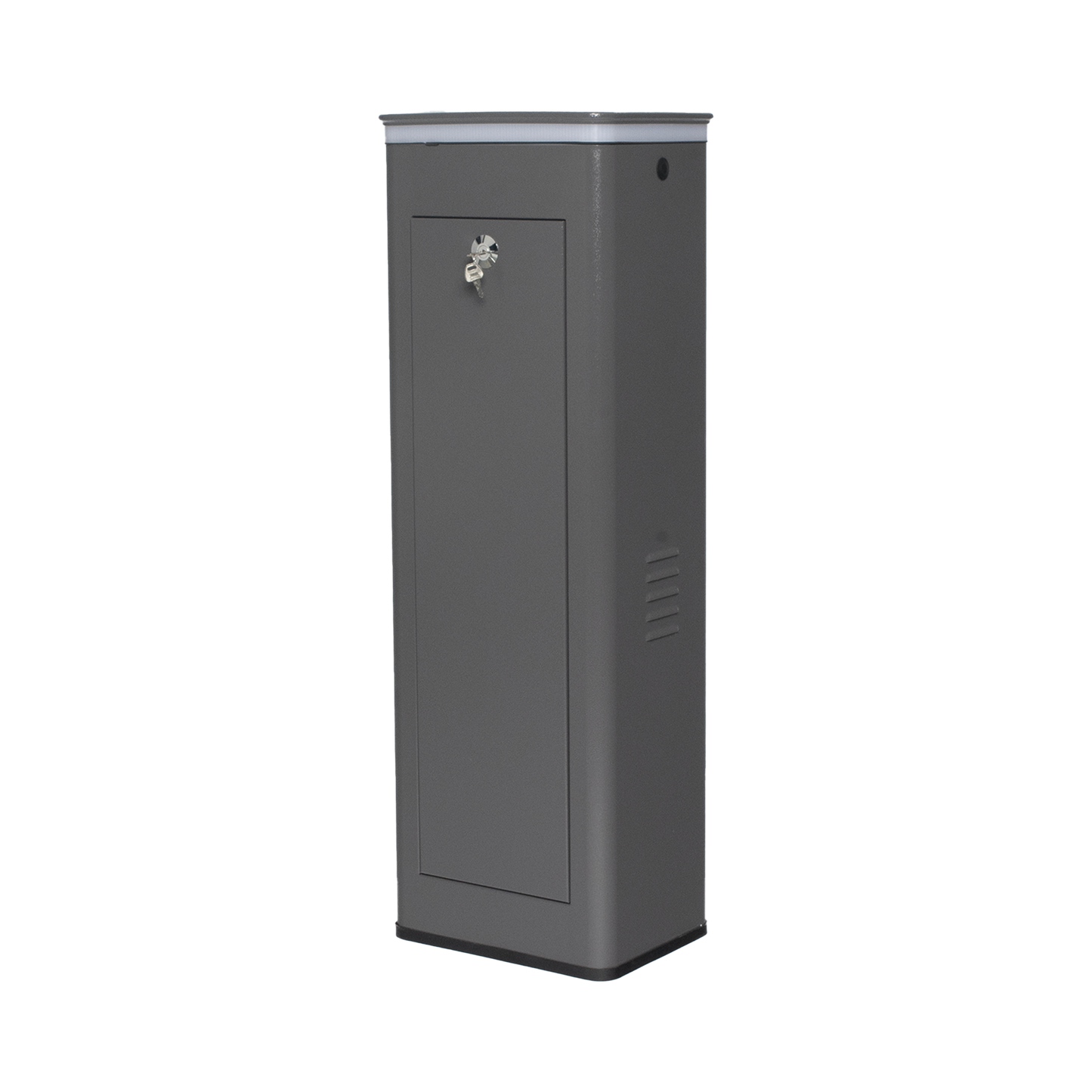 Barrera Vehicular Derecha / Soporta Brazo de hasta 3 m / Apertura en 1.5 s / Final de Carrera Ajustable por Programación /