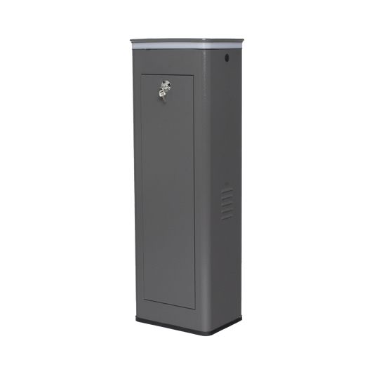 Barrera Vehicular Derecha / Soporta Brazo de hasta 3 m / Apertura en 1.5 s / Final de Carrera Ajustable por Programación /