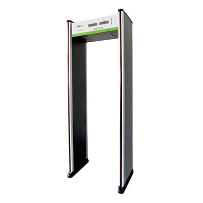 Arco Detector de Metales de 6 Zonas / Sensor IR / Contador de personas / Contador de alarmas.