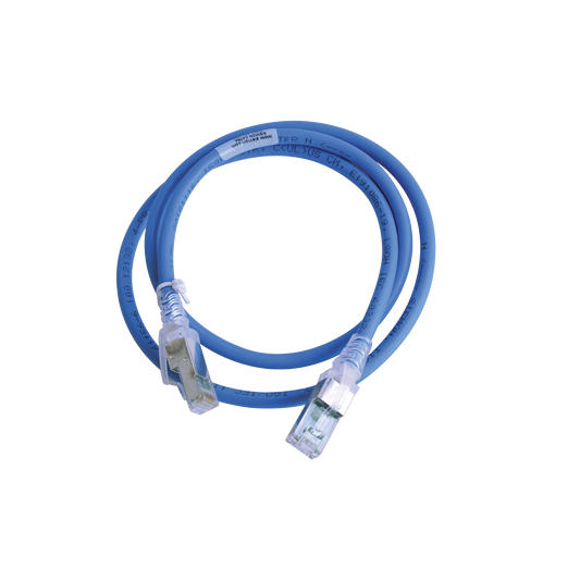 Patch Cord Z-MAX Cat6A S/FTP, CM/LS0H, 3ft, Color Azul