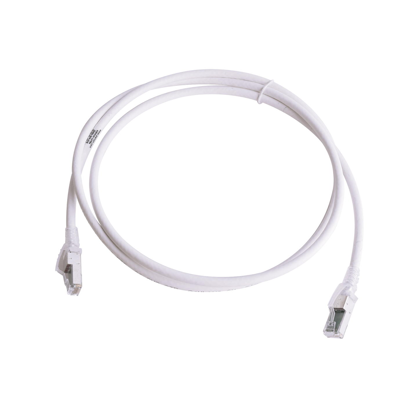 Patch Cord Z-MAX Cat6A S/FTP, CM/LS0H, 5ft, Color Blanco, Versión Bulk (Sin Empaque Individual)