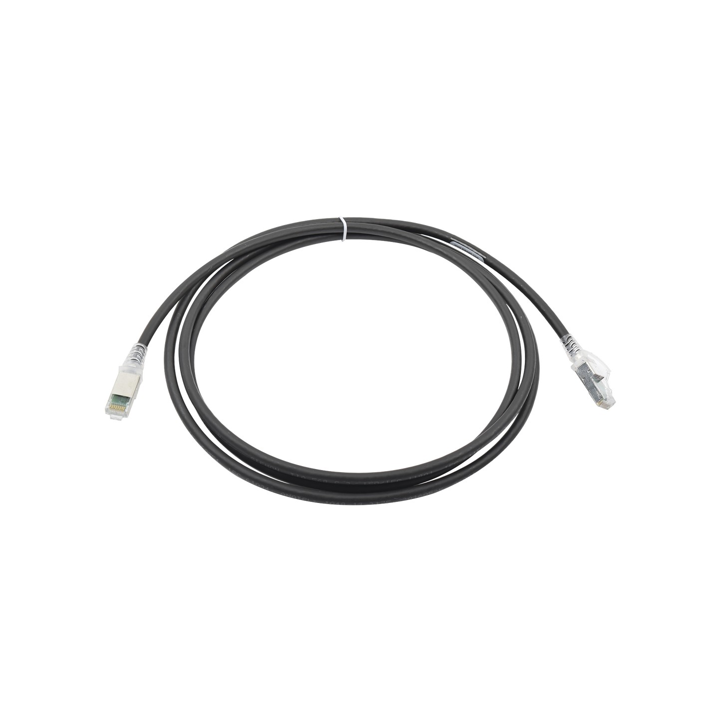 Patch Cord Z-MAX Cat6A S/FTP, CM/LS0H, 7ft, Color Negro