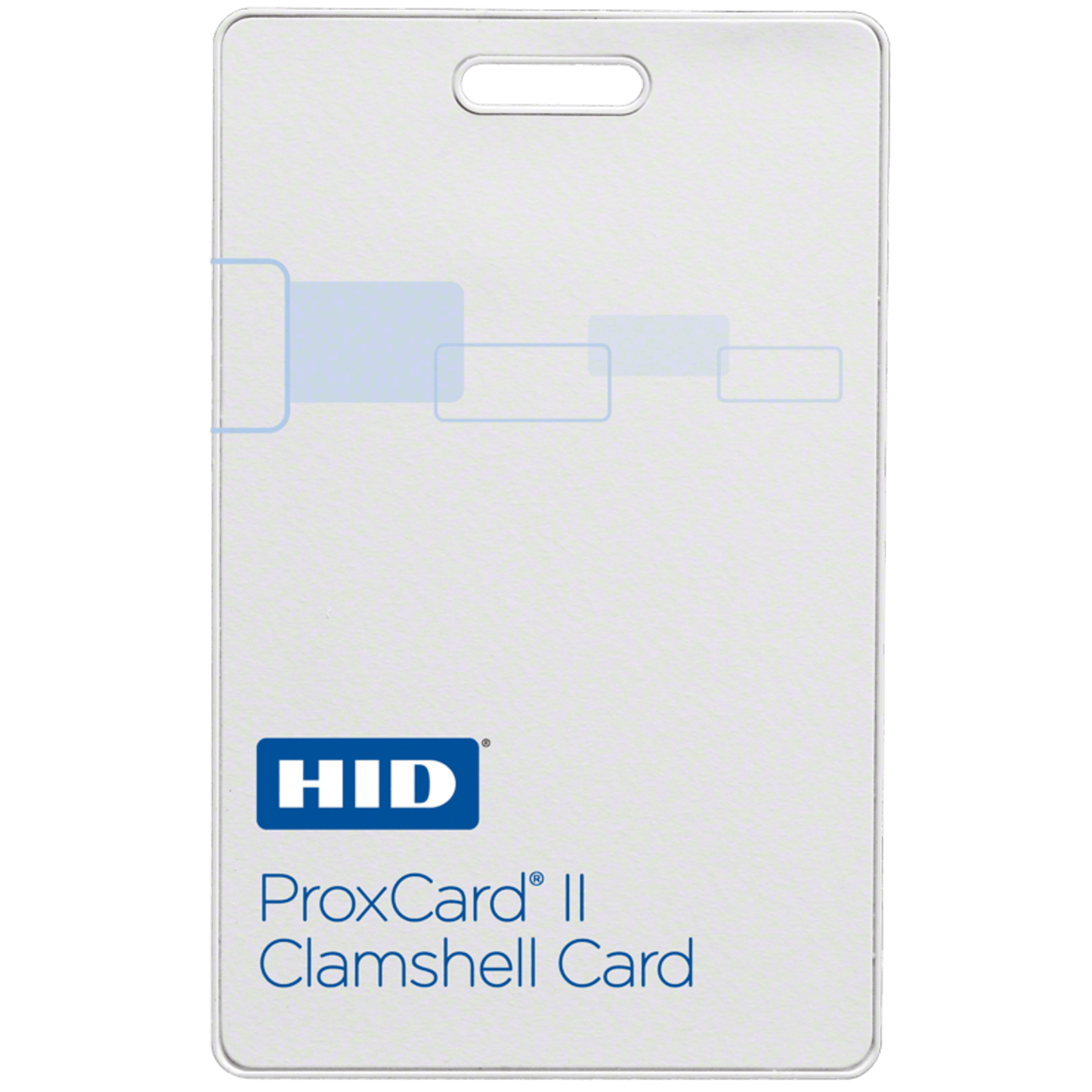 Tarjeta de Proximidad Acabado Matte ProxCard II HID Clamshell (Gruesa) / Garantía de por Vida/ (1326) / Diseño personalizado