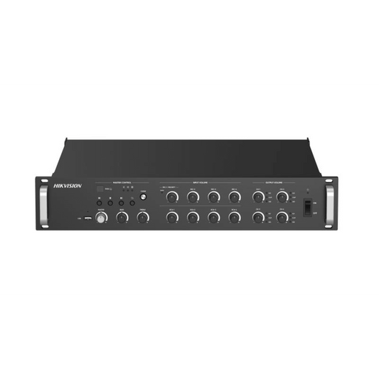 Amplificador de Red 1000 W / Compatible con Tareas en Tiempo Real y Programadas / Gestión de Biblioteca de Materiales de Audio / Entrada de Alarma y Programa de Armado / Síntesis de Voz TTS / Doble Opción de Audio Natural / Entradas d