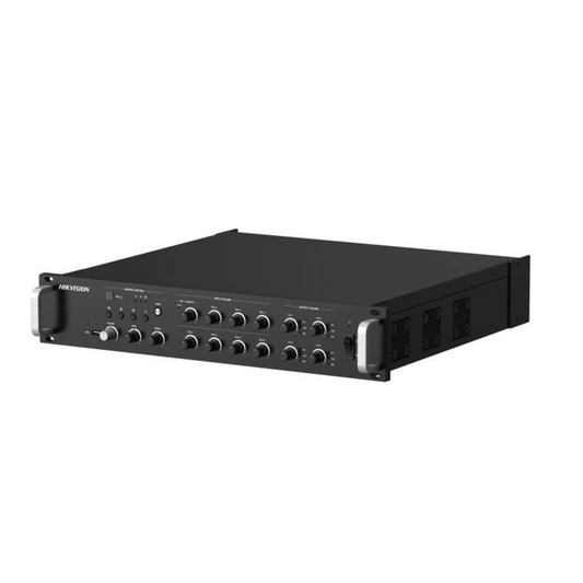 Amplificador de Red 500 W / Tareas en Tiempo Real y Programadas / Audio 2-Canales Mezcla Salida / Protección de Cortocircuito y Sobrecorriente / Entrada de Audio Múltiple / Plásticos de Ingeniería Alto-Resistencia