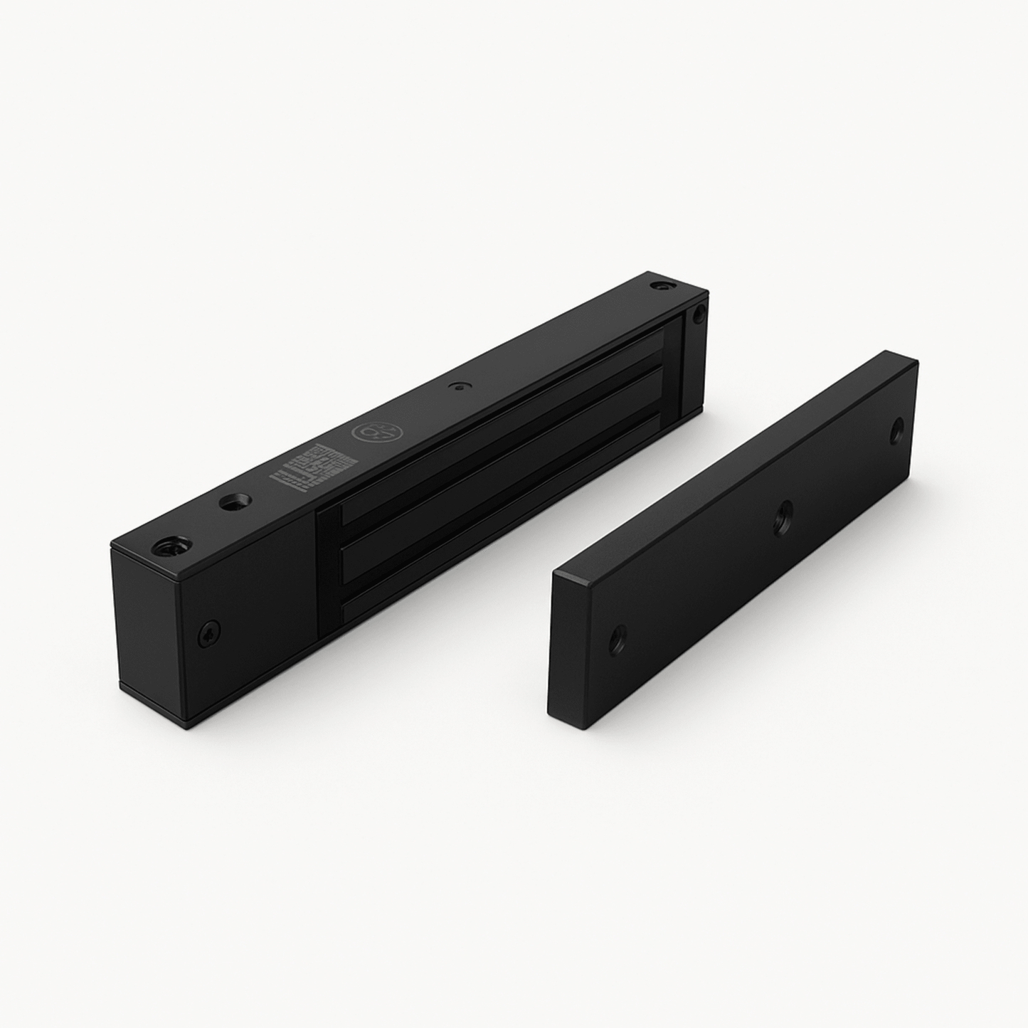 Chapa magnética 600 lbs con LED Ultra-brillante Color negro / Libre de Magnetismo Residual / Sensor de estado de la placa/ Color Negro